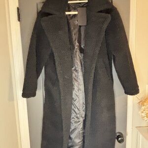 Fabletics Black Teddy Jacket